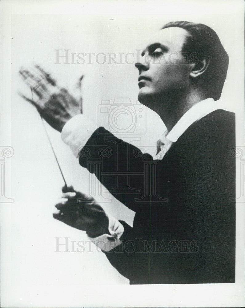 1972 Press Photo John Pritchard conductor for the Chicago Symphony Orchestra - Historic Images