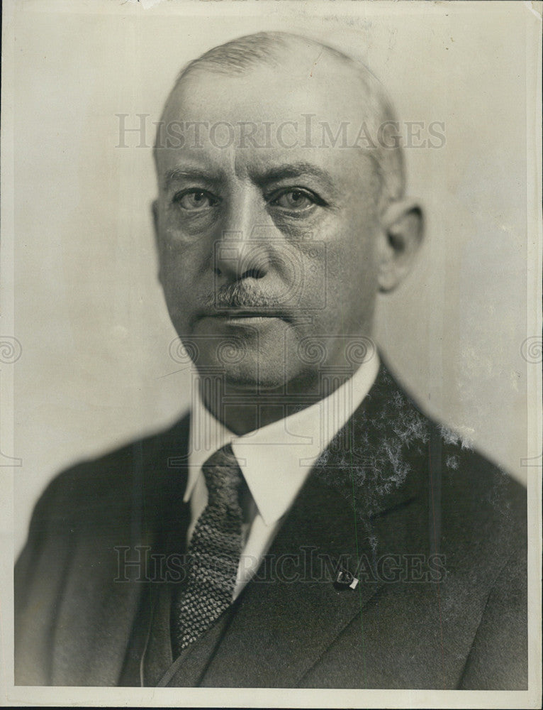 1933 Press Photo Major General John F O'Ryan Opposing Tammany Mayoral Candidate - Historic Images