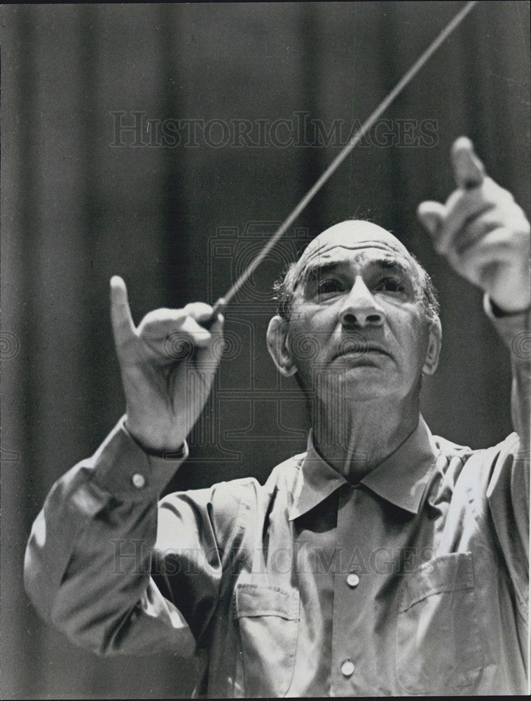 1975 Press Photo William Steinberg Musician - Historic Images