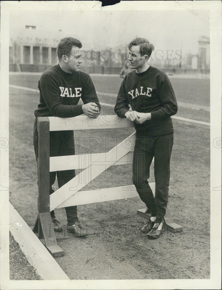 1936 Press Photo Lanny Ross Yale Track - Historic Images