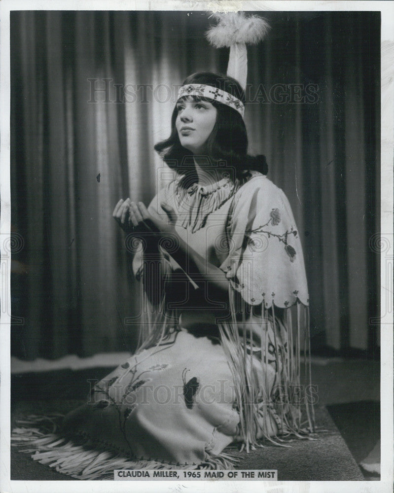 1965 Press Photo Claudia Miller, American Actress. - Historic Images