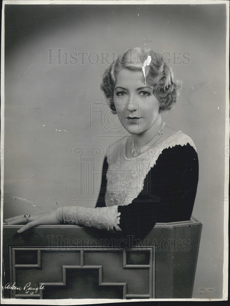 1931 Press Photo  Aileen Pringle - Historic Images