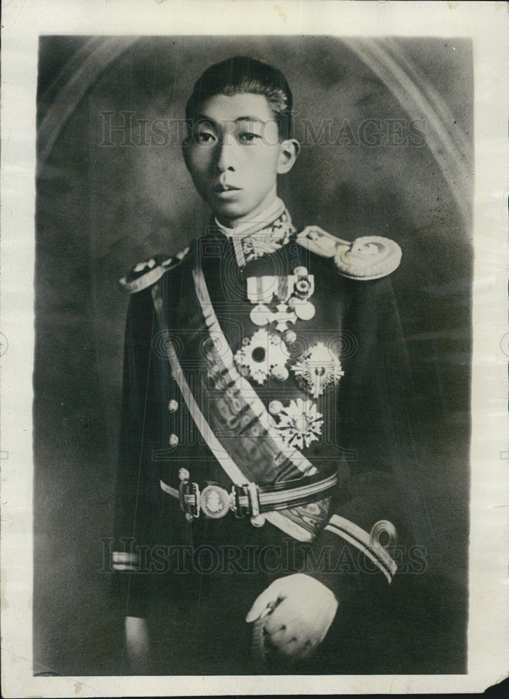 1929 Press Photo Prince Takamatsu of Japan - Historic Images