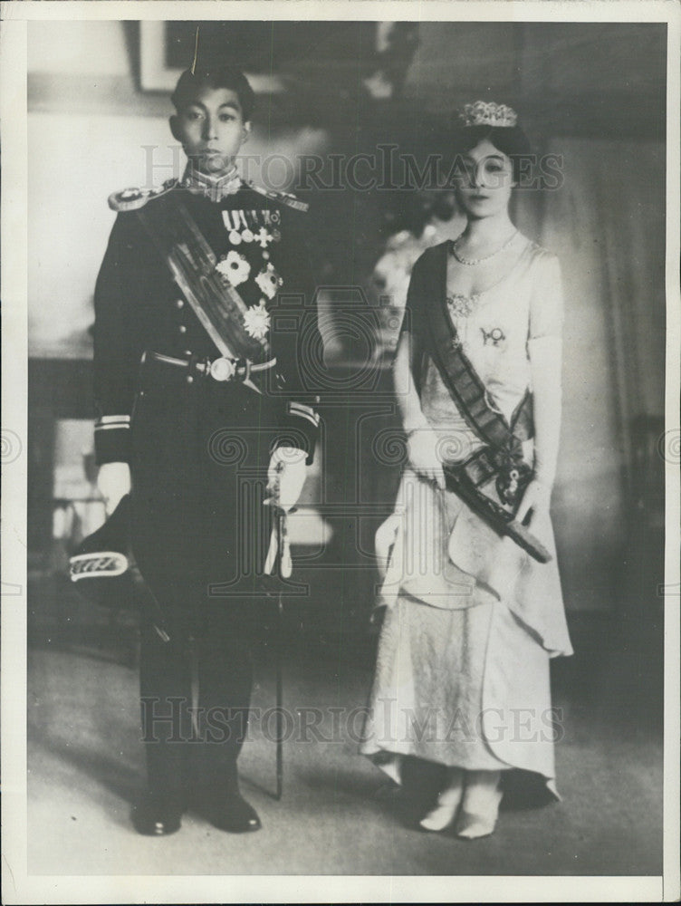 1930 Press Photo Prince and Princess Takamatsu of Japan - Historic Images