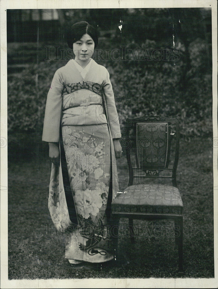 1930 Press Photo Princess Kikeko Tokugawa,Granddaughter of Japan's last Shogun - Historic Images