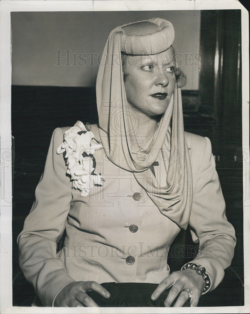 1944 Press Photo Mrs Alice De Tarnowsky McIntosh - Historic Images