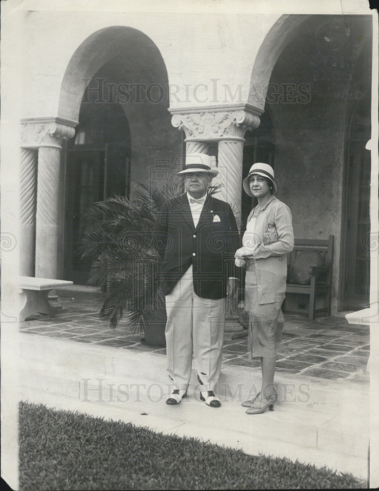 1930 Press Photo Mr. &amp; Mrs. Charles A. McCulloch - Historic Images