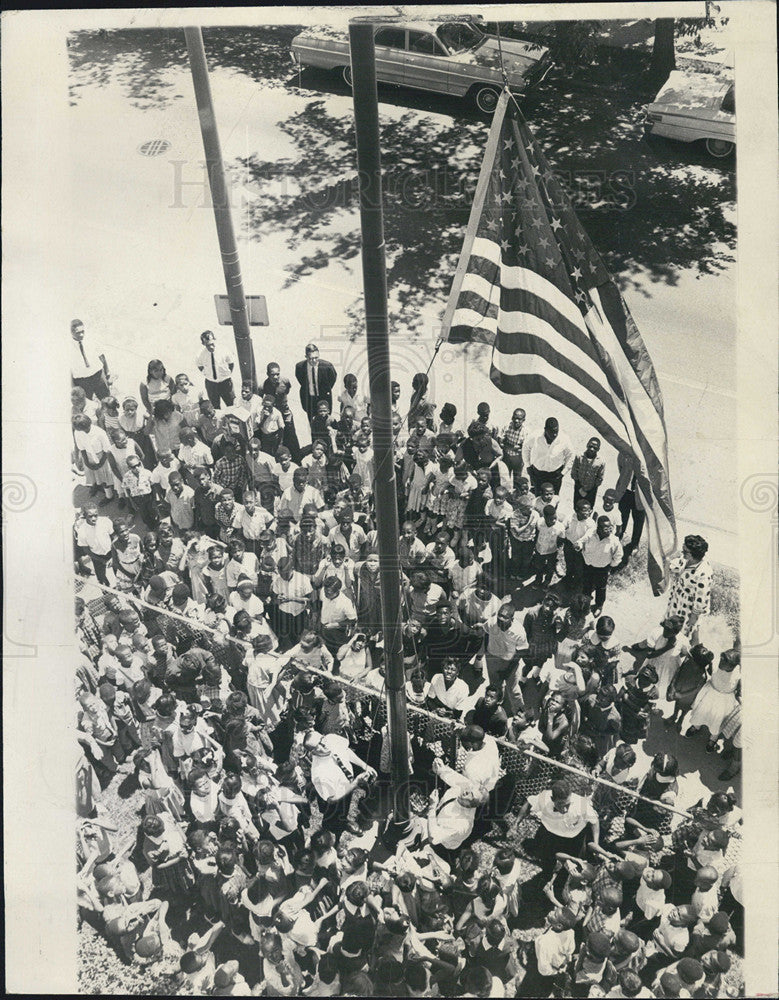 1965 Press Photo Tribute to Adlai Stevenson at Suder Special Summer School - Historic Images