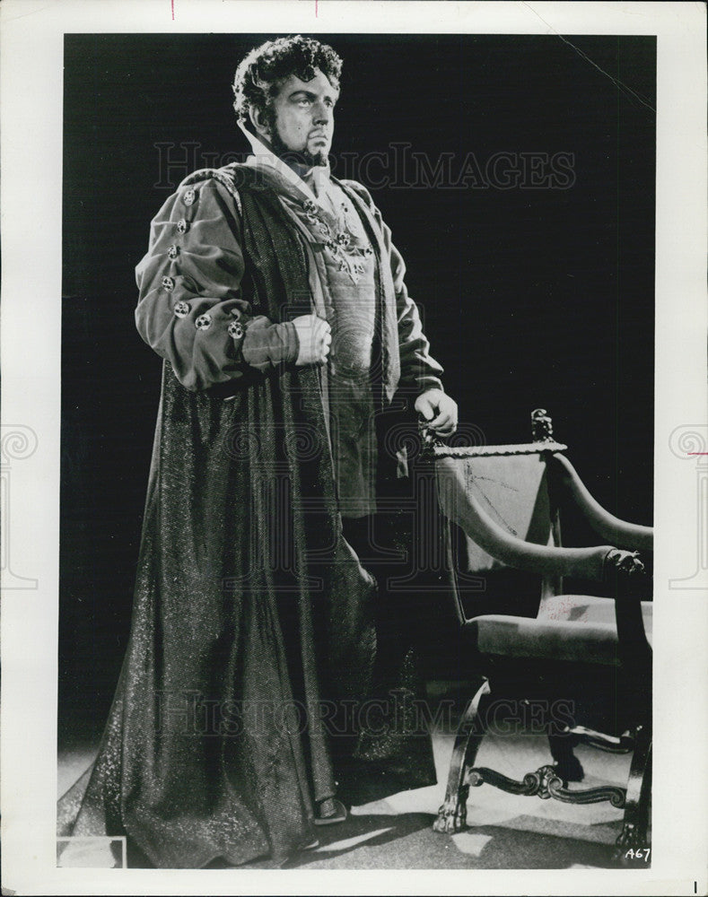 1971  Press Photo James McCracken Otello - Historic Images