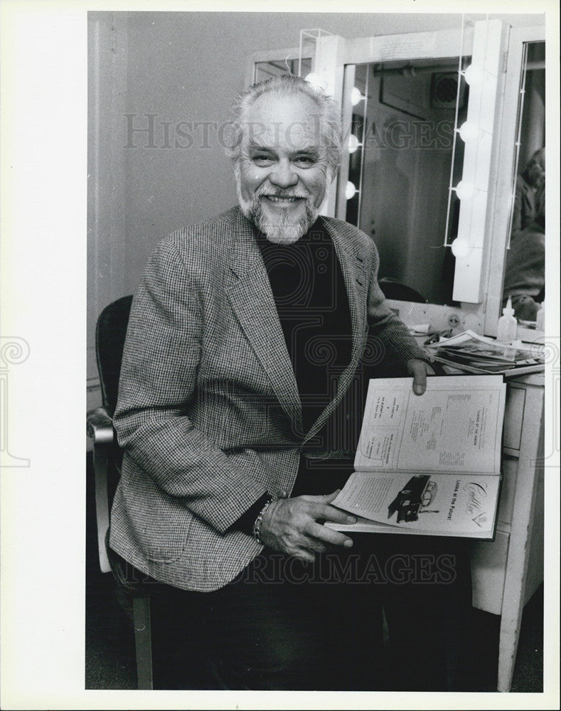 1985 Press Photo Opera Star Thomas Stewart - Historic Images