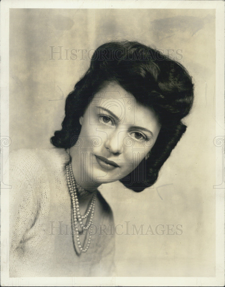 1943 Press Photo Florence Mac Michael Stage and Film Actress. - Historic Images