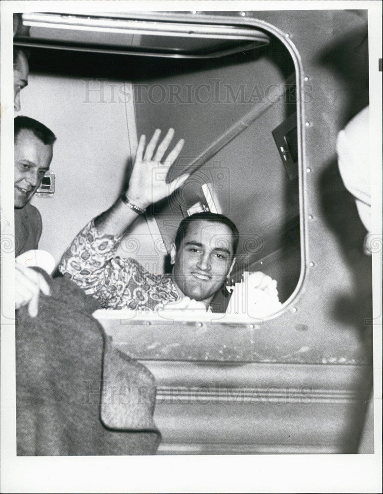 1961 Press Photo Last Survivor of Cal Poly Football Plane Crash - Historic Images