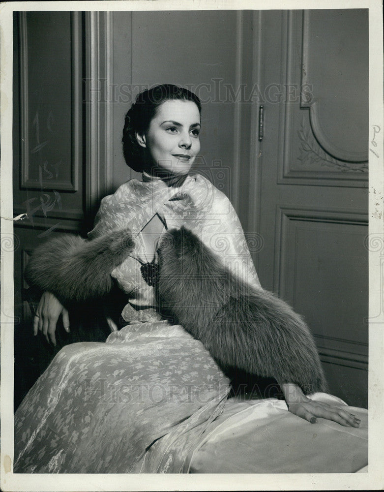 1936 Press Photo Carlotta Lagoric in now Mrs. John Mcguire - Historic Images