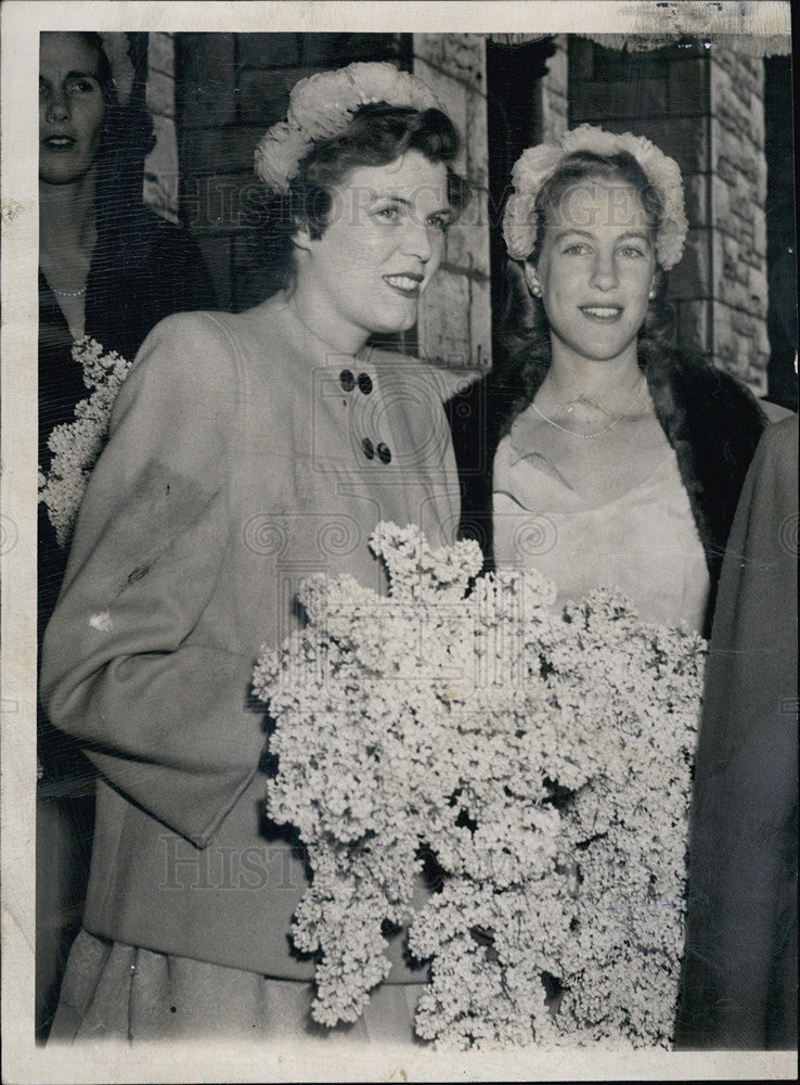 1949 Press Photo Olive Baird Fraces Connell Mrs Neil McKay - Historic Images