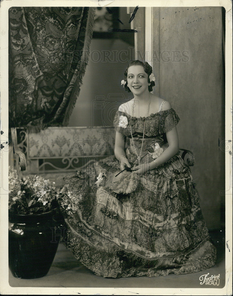 1932 Press Photo Singer Rosalinda Morini - Historic Images