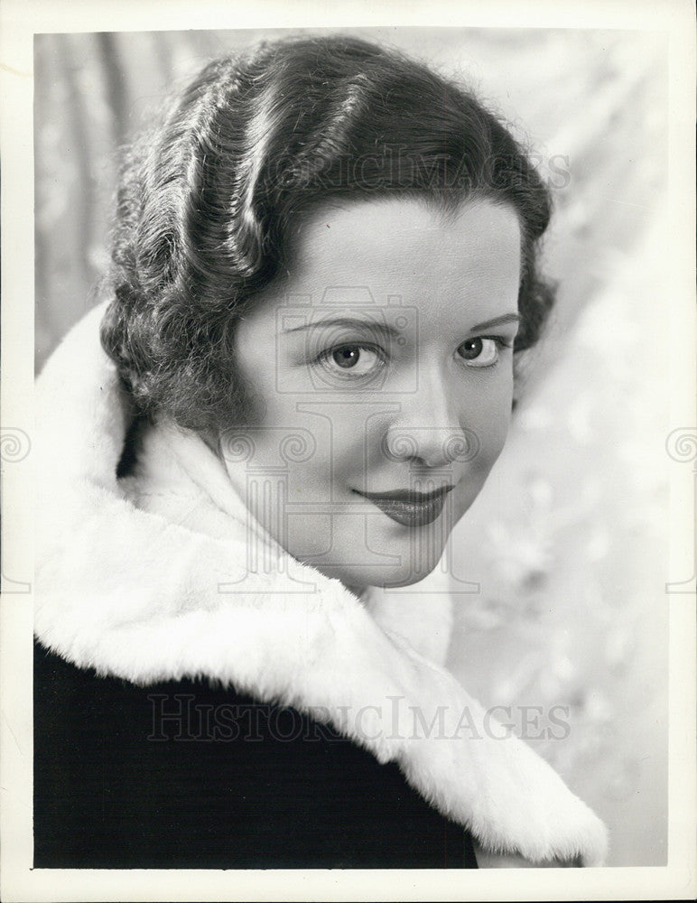 1935 Press Photo  Helen Oelheim  NBC Actress. - Historic Images