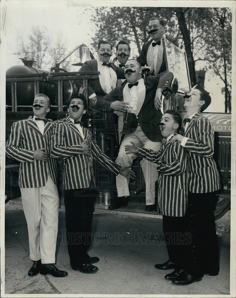 1959 Press Photo Roy Eenigburg Jack Henshaw James Gilroy and Norm Vanover - Historic Images