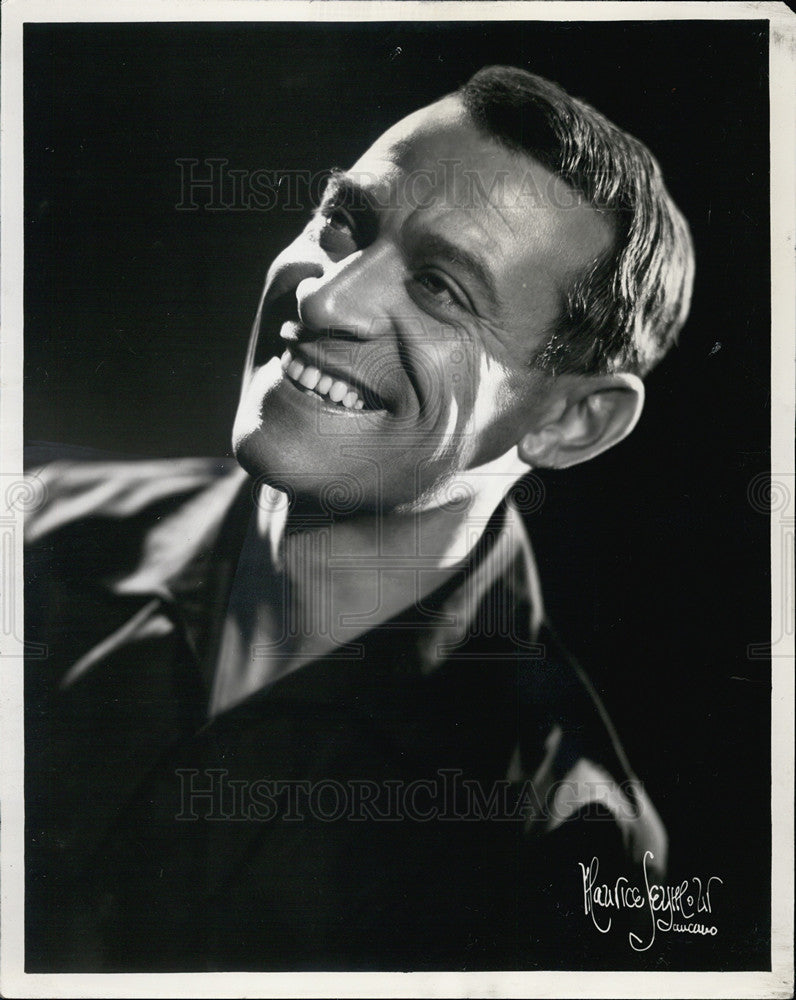 1956 Press Photo Luc Poret French guitarist-composer - Historic Images