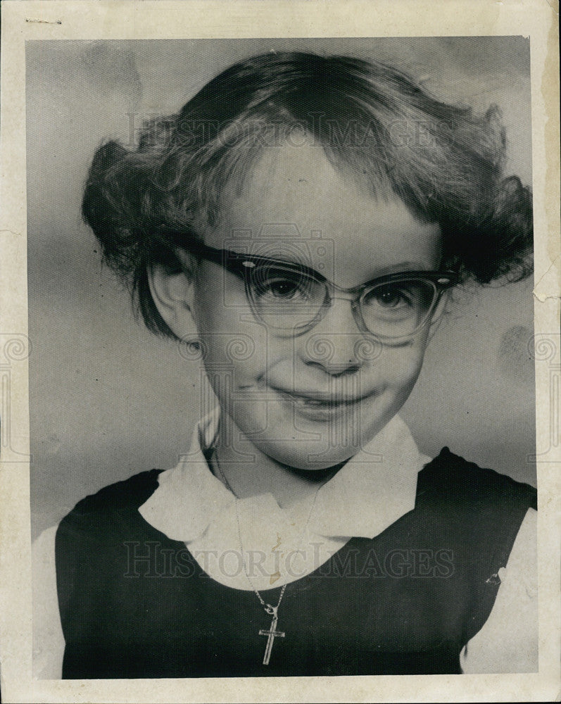 1958 Press Photo Pictured is Margaret Chambers. - Historic Images