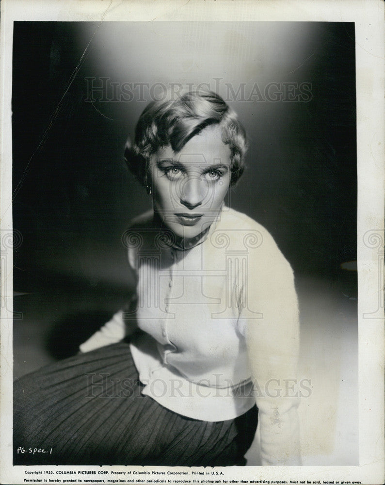 1955 Press Photo Mai Zetterling in &quot;A Prize of Gold&quot; - Historic Images