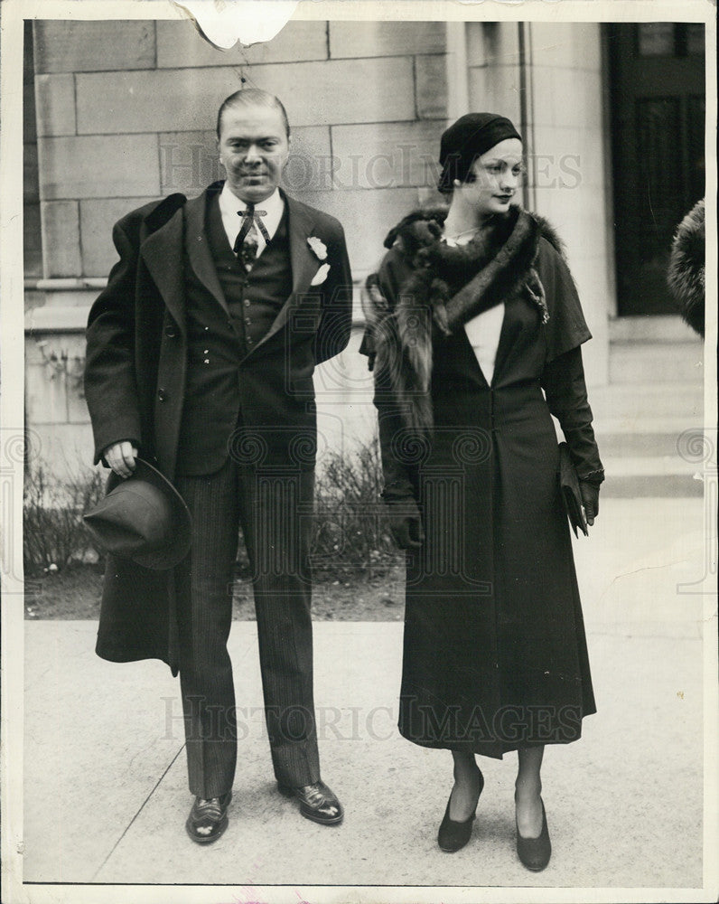 1945 Press Photo Mr. and Mrs.Chester Moorhead - Historic Images