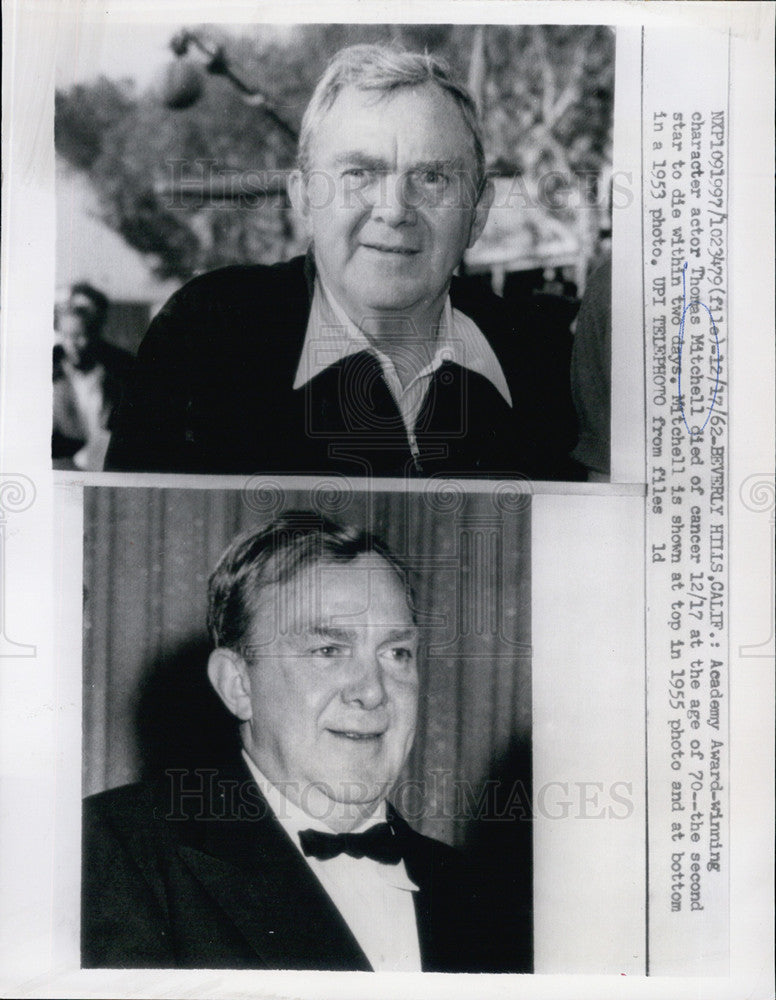 Thomas Mitchell, American actor and playwright