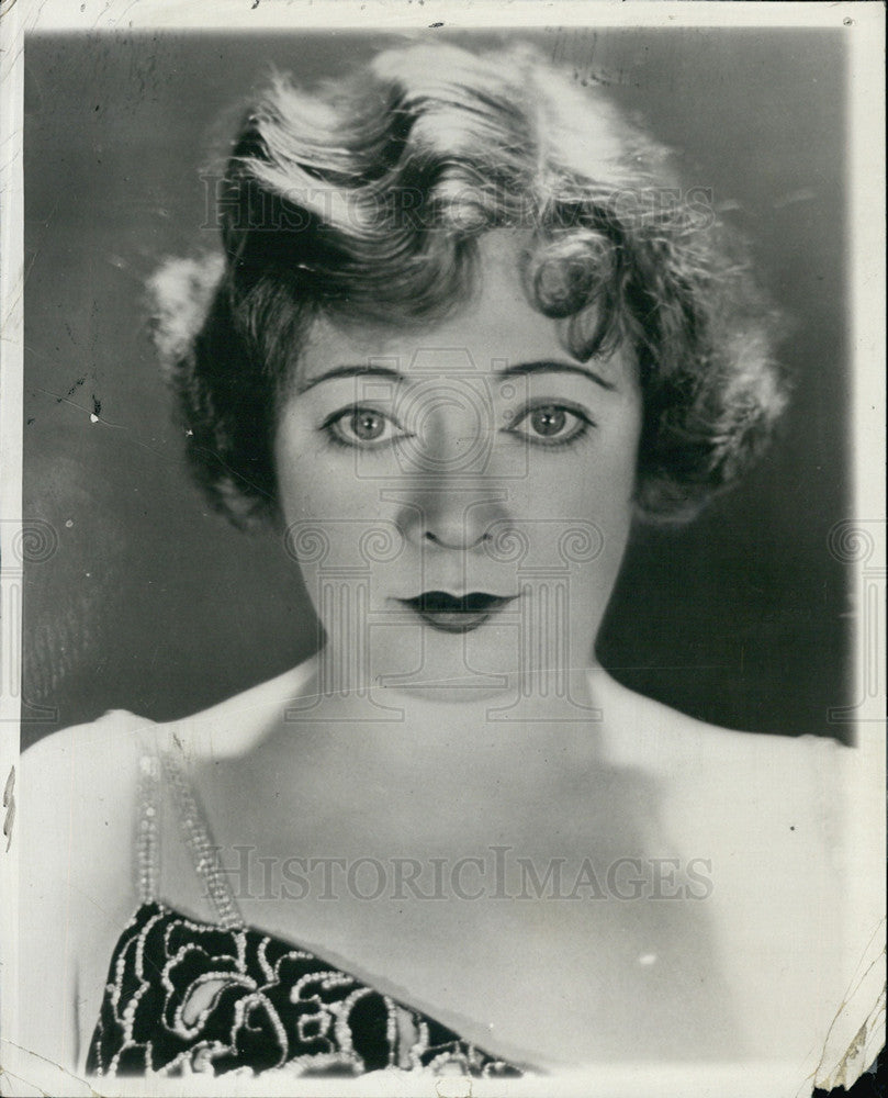 1931 Press Photo Marjorie Rambeau  American film and stage actress. - Historic Images