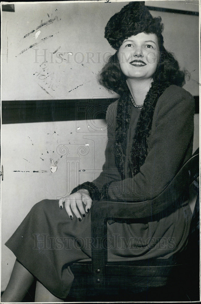 1938 Press Photo Mrs Ritchey Farrell Rasmussen - Historic Images