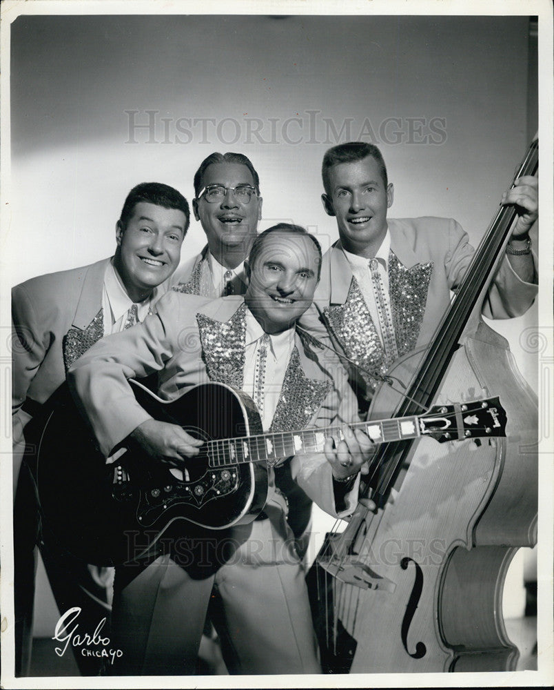 1957 Press Photo The Mid-States Four Barbershop Harmony Festival Night - Historic Images