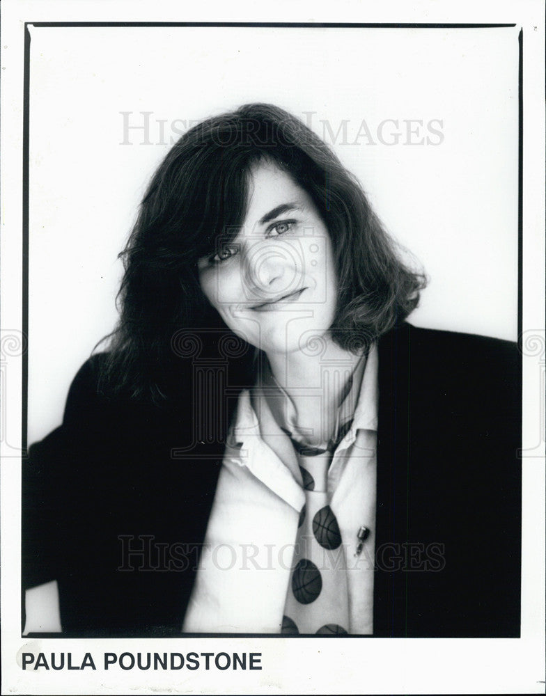 Press Photo Comedian Paula Poundstone - Historic Images