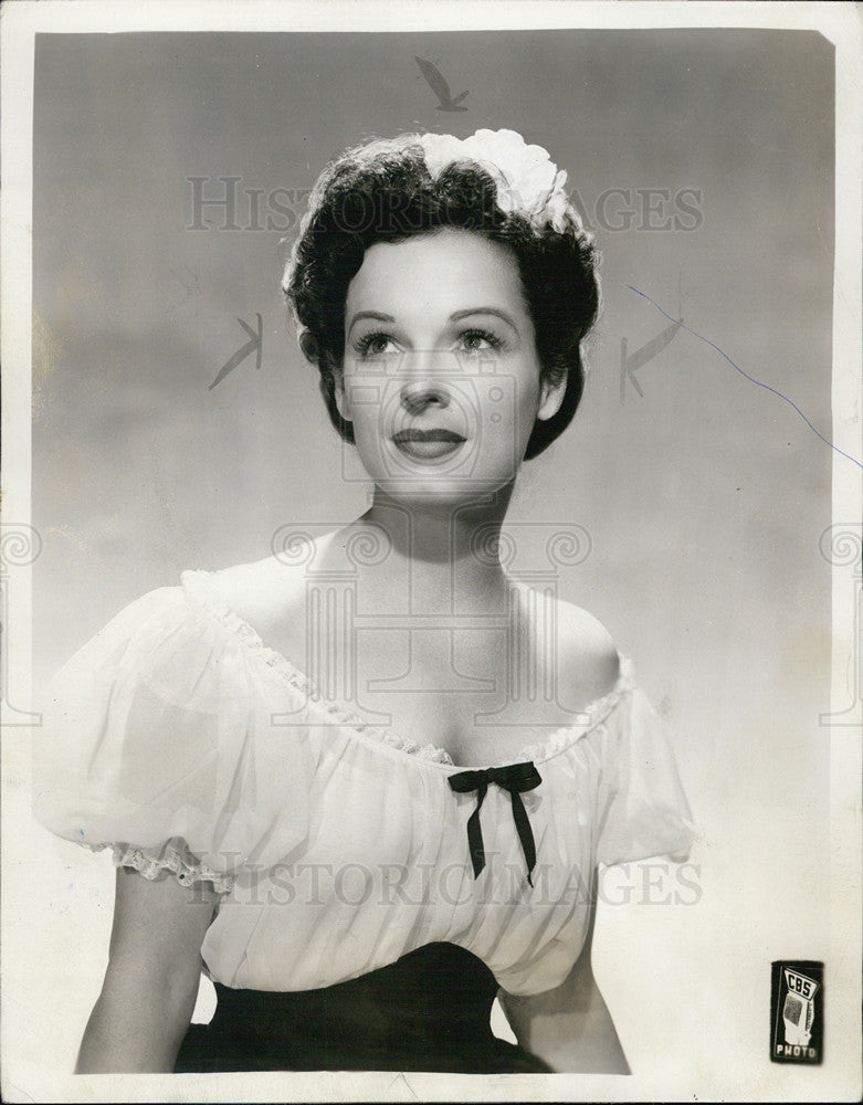 1943 Press Photo Mercedes McCambridge I Love A Mystery WABC-CBS - Historic Images