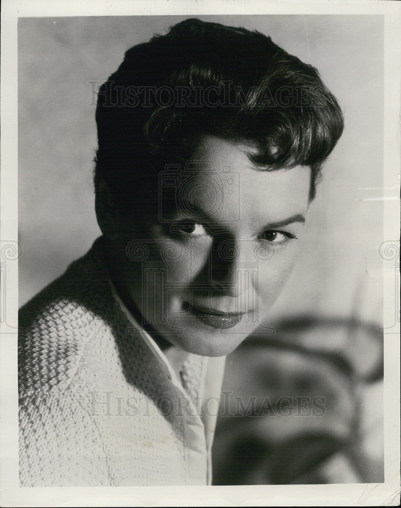 1955 Press Photo Mercedes McCambridge stars in &quot;Sailor on Horseback&quot; - Historic Images