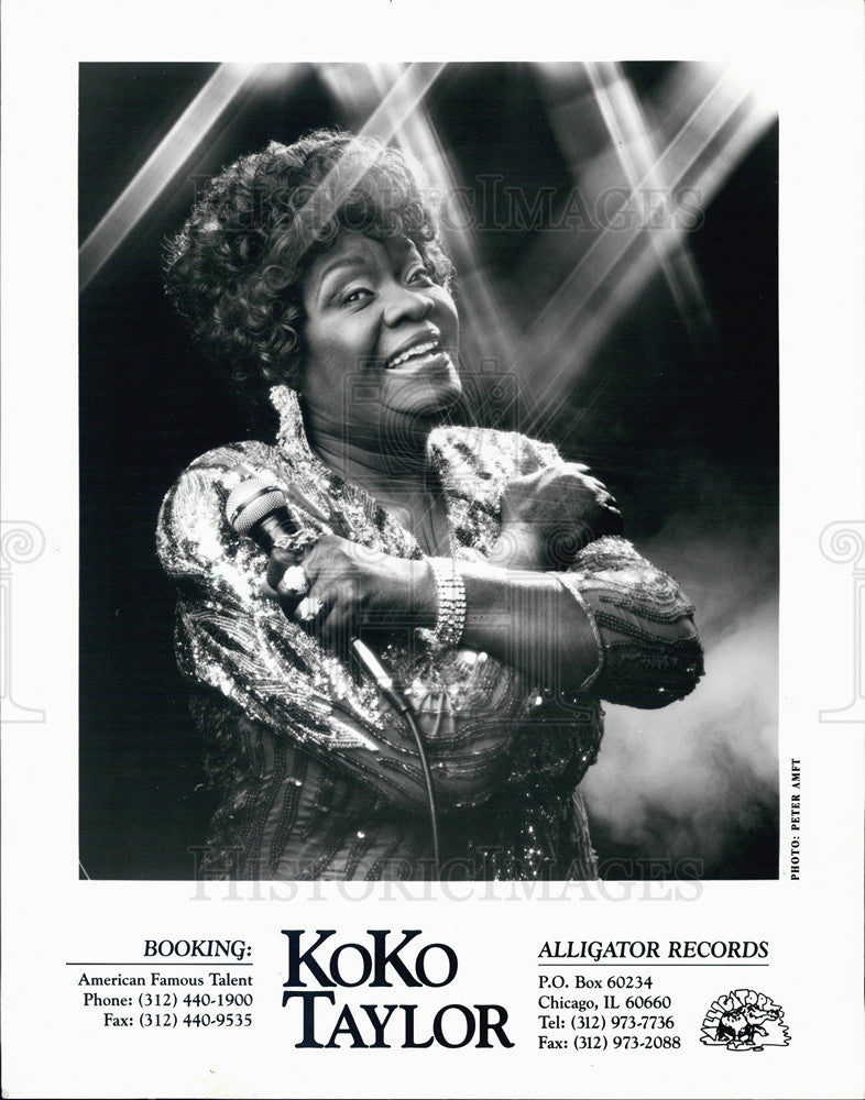 1993 Press Photo &quot;Koko Taylor&quot; - Historic Images