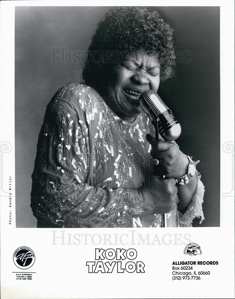 1993 Press Photo &quot;Koko Taylor&quot; - Historic Images