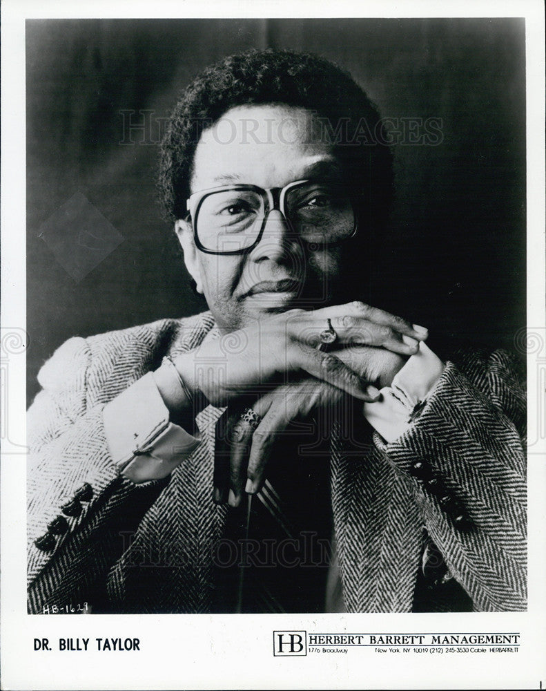 1990 Press Photo Dr. Billy Taylor Jazz Trio Musician - Historic Images