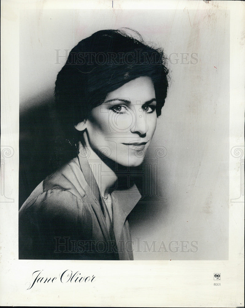 1980 Press Photo Jane Olivor come to the Auditorium Theatre - Historic Images