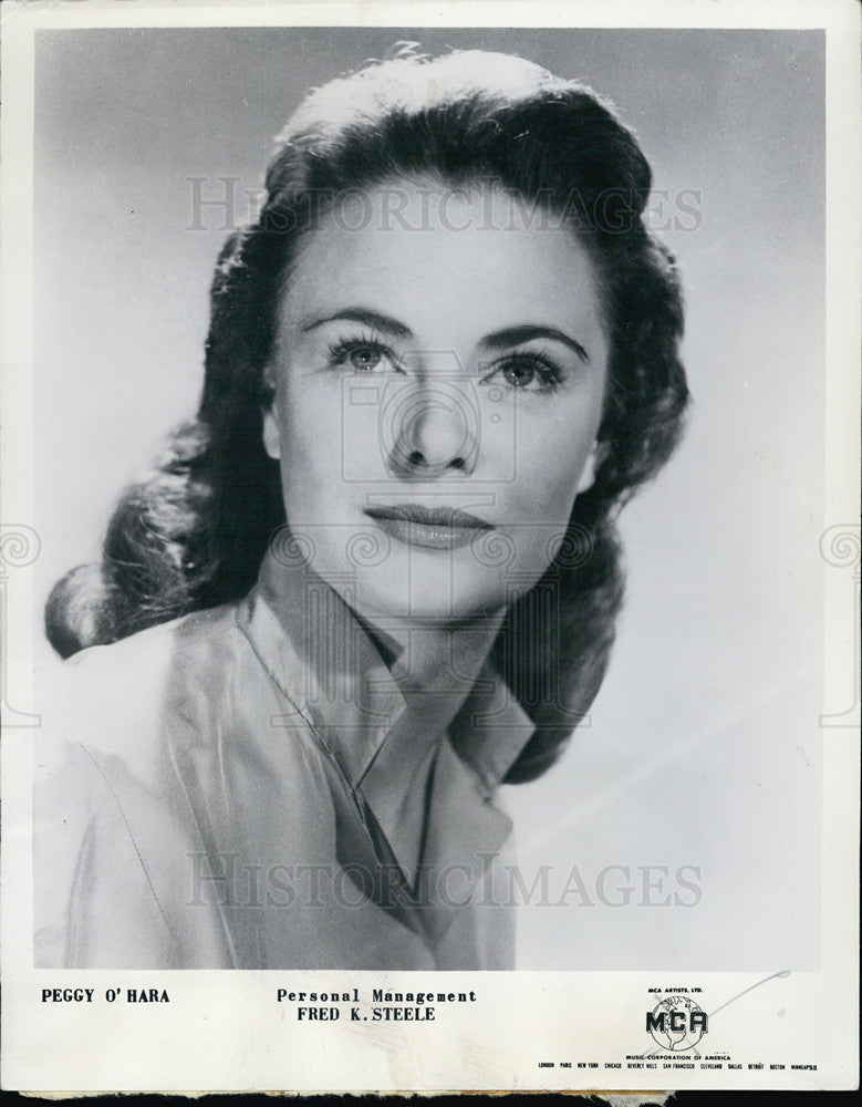 1957 Press Photo Peggy O&#39;Hara stars in &quot;Plain and Fancy&quot; - Historic Images