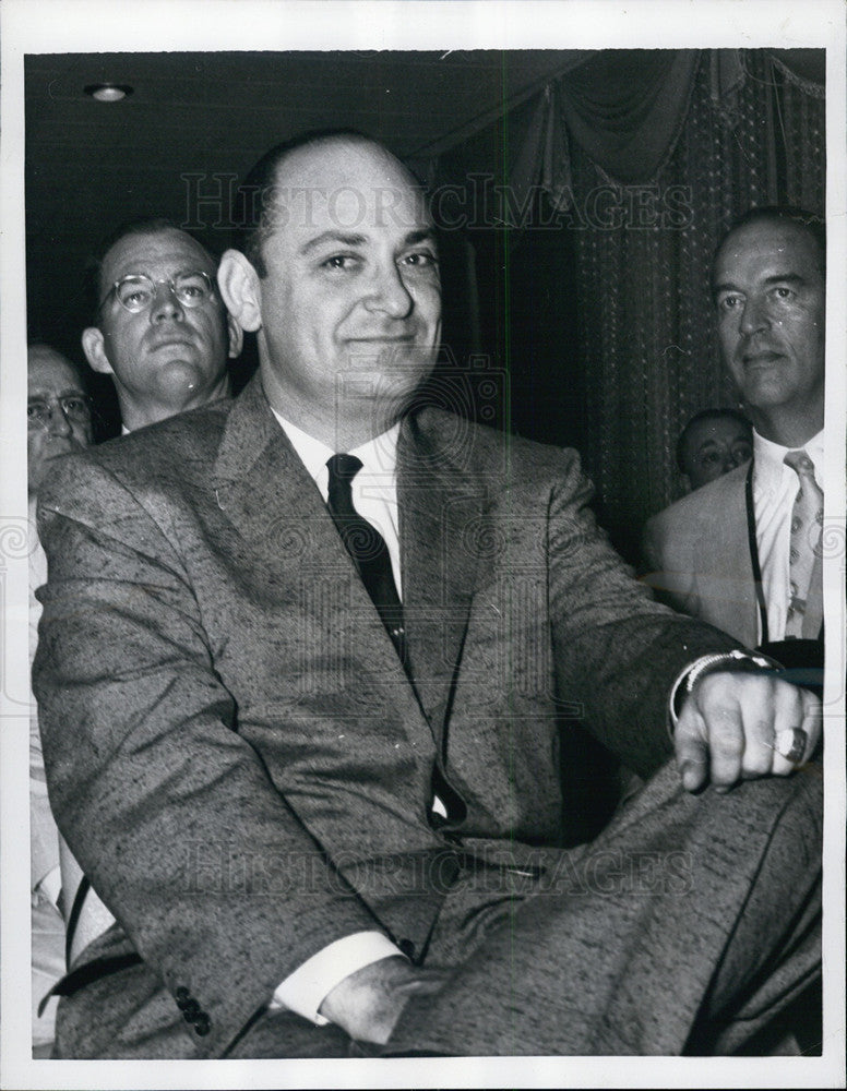 1956 Press Photo Stanley Ross Editor - Historic Images