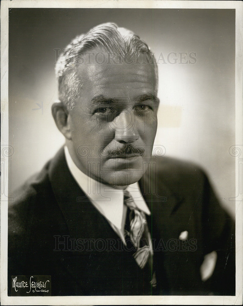 Press Photo Norman Ross,radio announcer - Historic Images