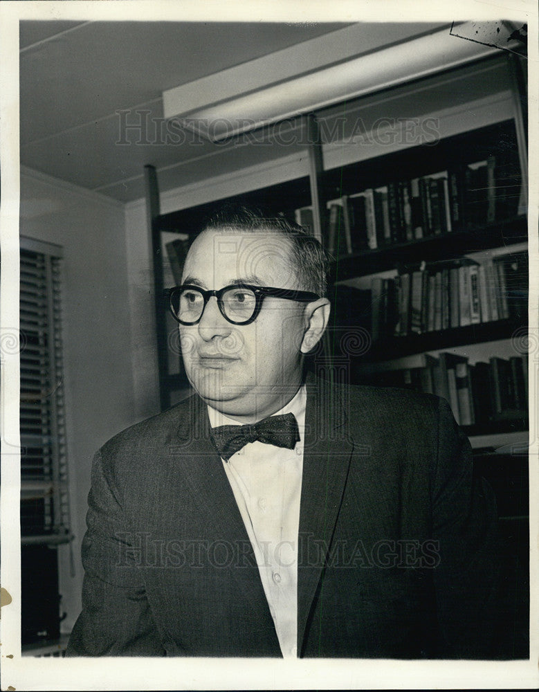 1963 Press Photo Peter H Rossi,Director of Natl Opinion Research - Historic Images