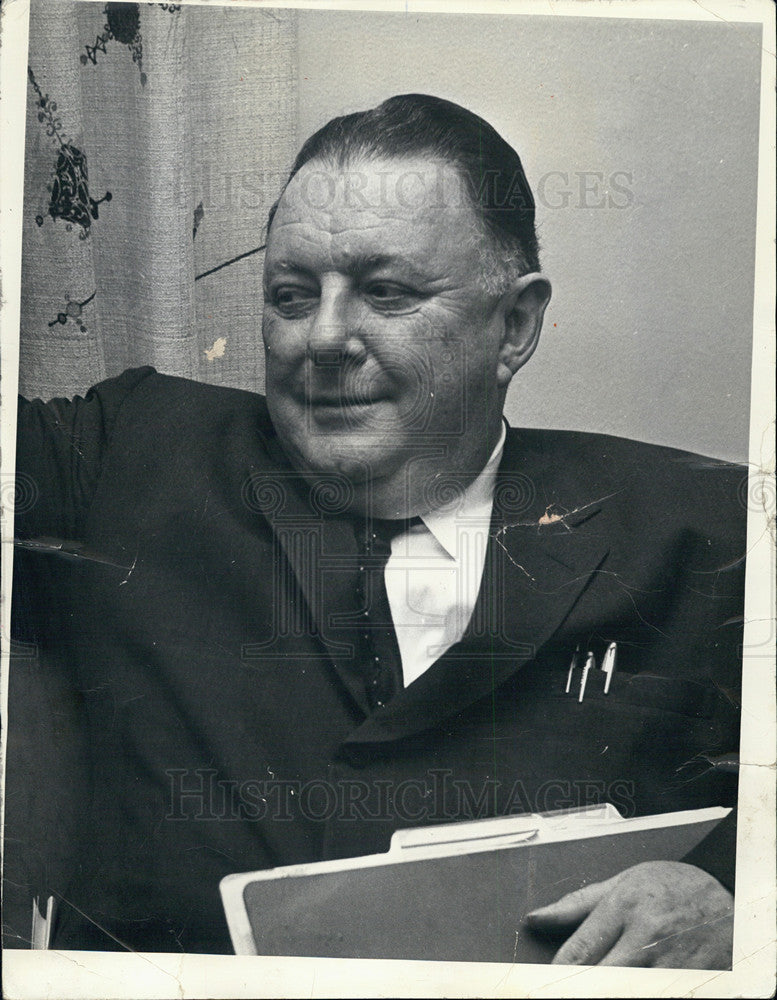 1965 Press Photo James A Ronan,Democratic Chairman - Historic Images