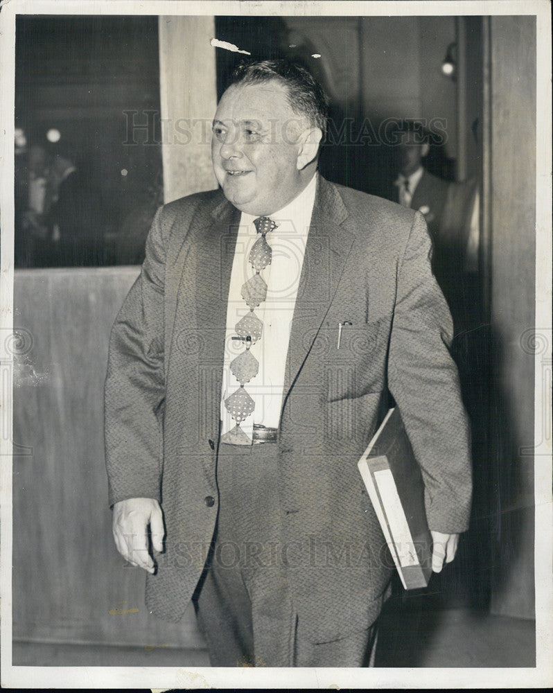 1956 Press Photo James A Ronan,politician - Historic Images