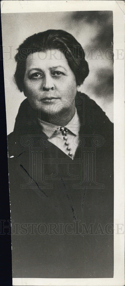 1937 Press Photo Mrs. Charles S. Ross, wife of kidnapped Charles Ross - Historic Images