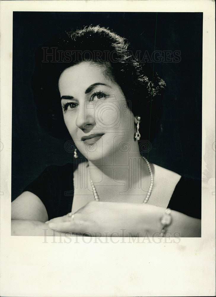 1965 Press Photo Maria Roumell in &quot;Aida.&quot; - Historic Images