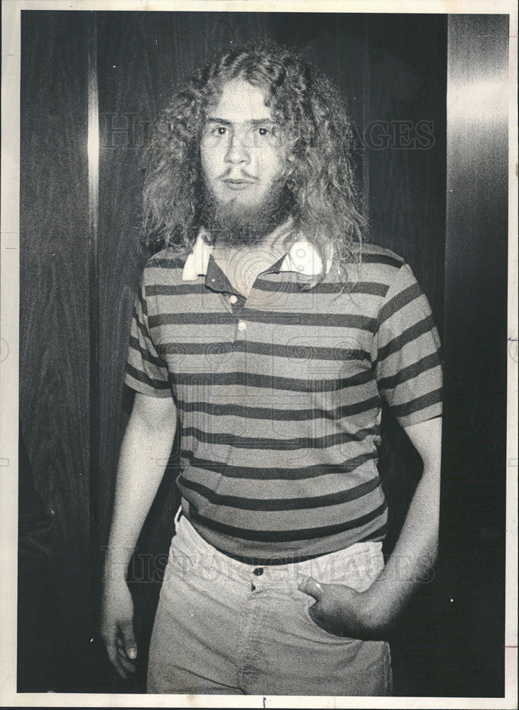 1980 Press Photo Curt Rouse After Testifying in His Parents Slaying Grand Jury - Historic Images