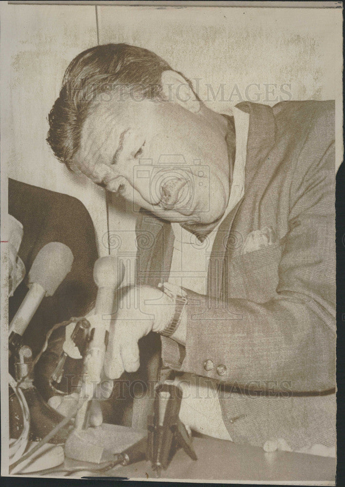 1968 Press Photo Rep. Adam Clayton Powell - Historic Images