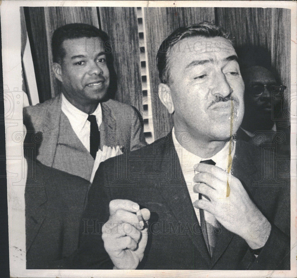 1966 Press Photo Rep. Adam Clayton Powell vote - Historic Images