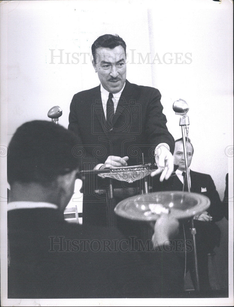 1963 Press Photo Congressman Adam Clayton Powell - Historic Images