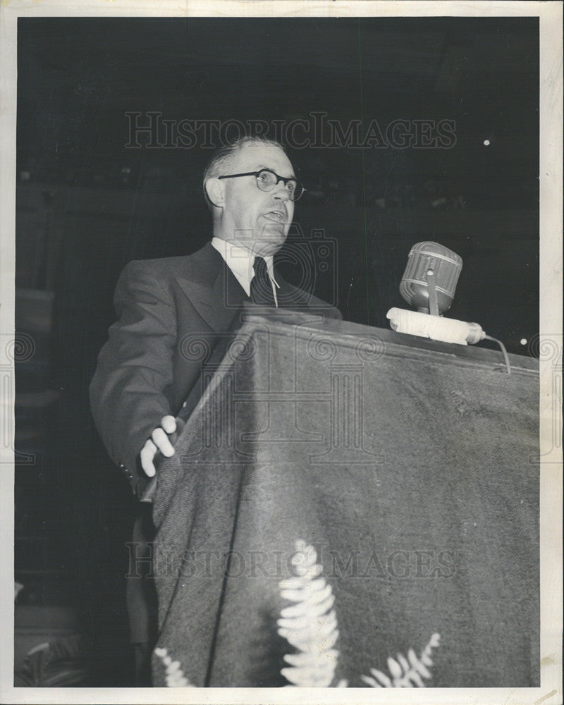 1951 Press Photo Reverend Armic C. Oldsen Lutheran Hour speaker - Historic Images