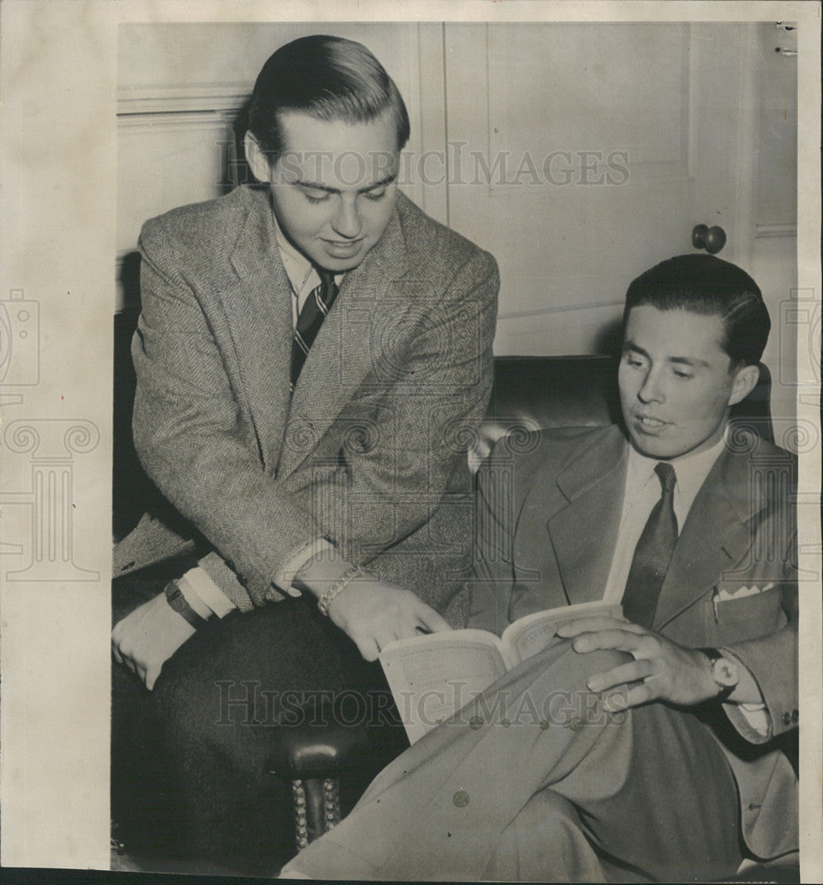 Press Photo Borden Stevenson Son Of Democratic Presidential Candidate - Historic Images